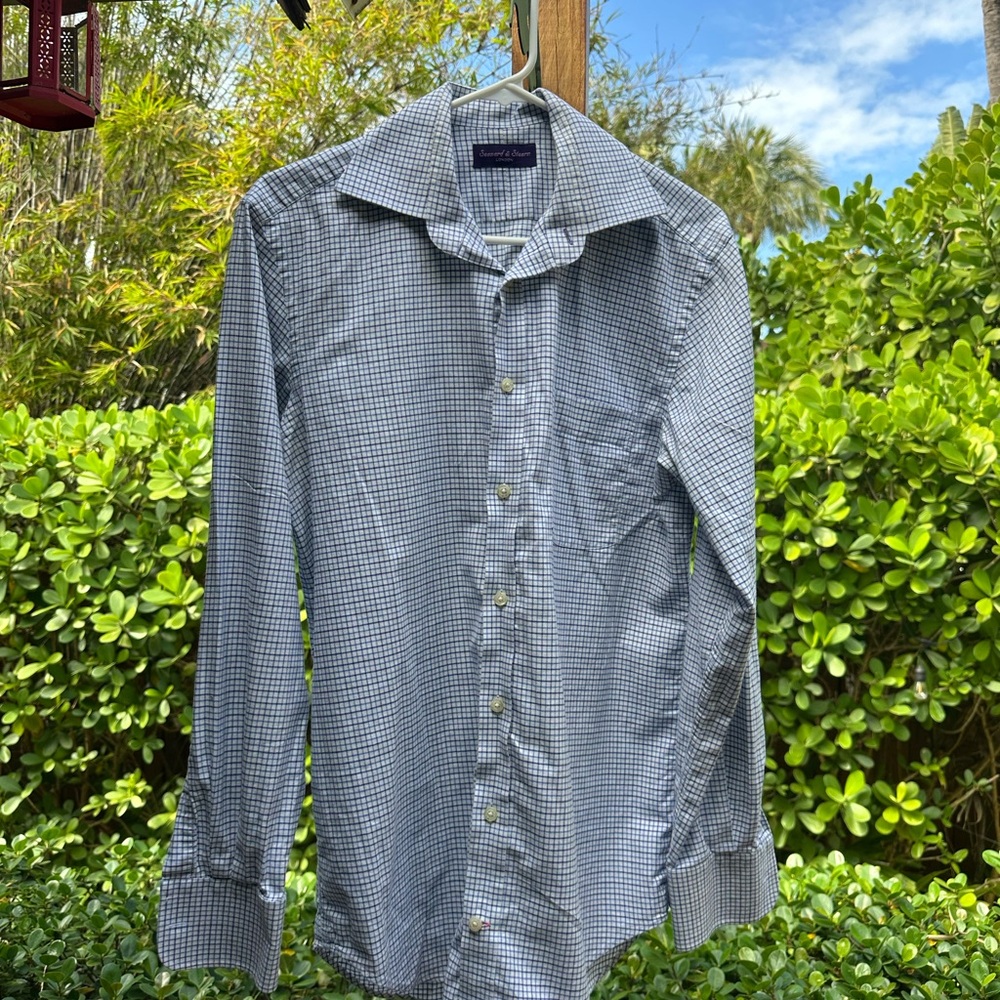 Classic Checkered Dress Shirt for Men
